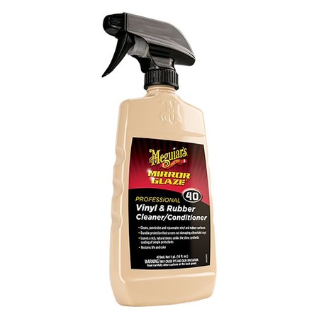 MEGUIARS Meguiar's M40 Mirror Glaze Vinyl Rubber Cleaner Conditioner, 16oz M4016